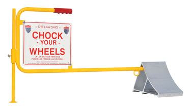 Aluminum Wheel Chock with Flag